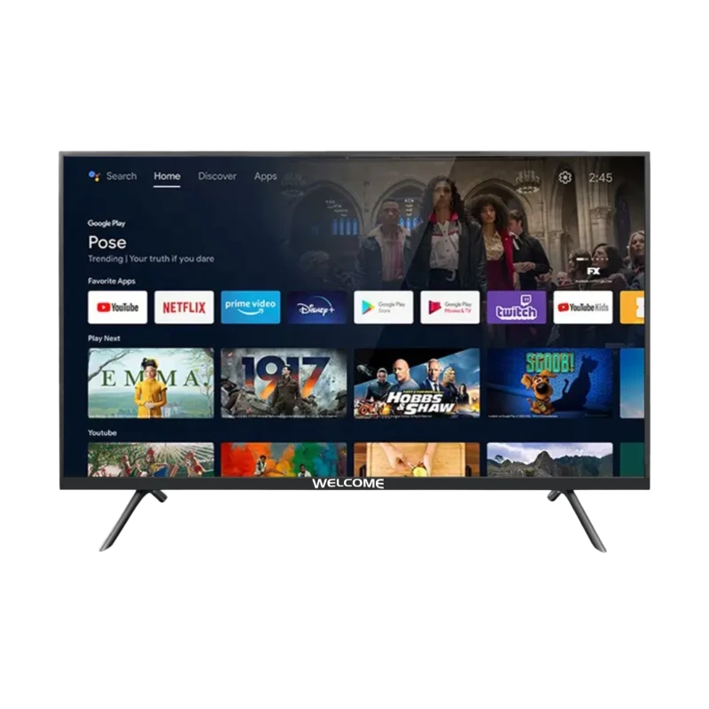 WELCOME 43″ SMART VOICE TV-2GB : 43Q06-VOICE